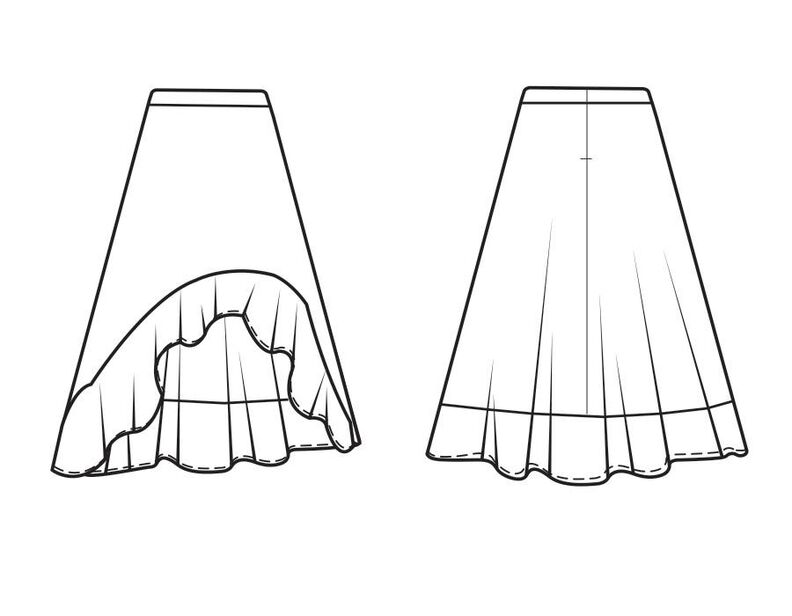 Jupe Elodie Patron de Couture  image number 3