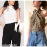 Crop top à col halter avec volants et liens - LYRA thumbnail number 5