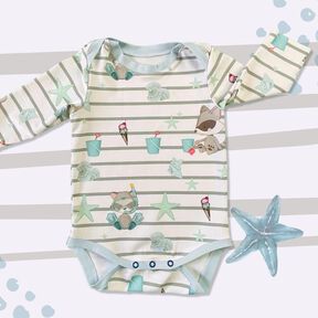 Patron Body bébé tailles 62-104 | Guide de couture débutant
