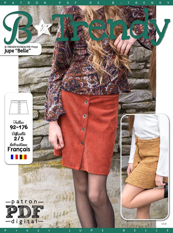 Jupe BELLE Patron de Couture image number 1