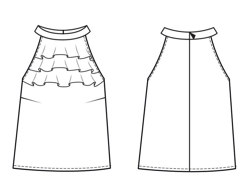 Top Nena Patron de Couture image number 3