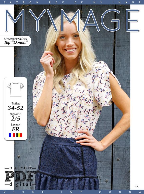 Top DONNA Patron de Couture image number 1