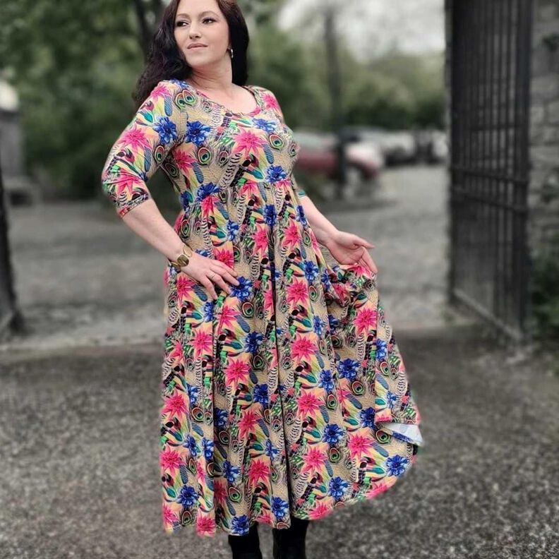 Robe Grazia Taille 34-54 Patron image number 4