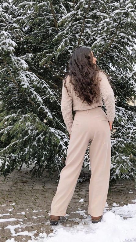 Pantalon Patli - Pantalon à plis oversize avec poches image number 9