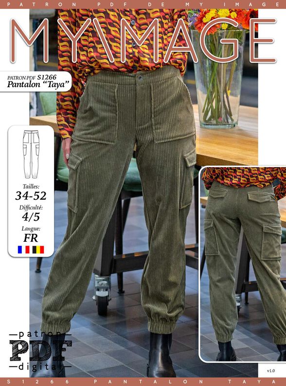 Pantalon Taya Patron de Couture image number 2