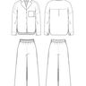 Pyjama Femme Patron de couture XS-XXXL thumbnail number 6