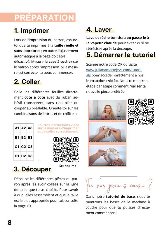 Bandeau pour cheveux patron, Patron de couture  image number 7
