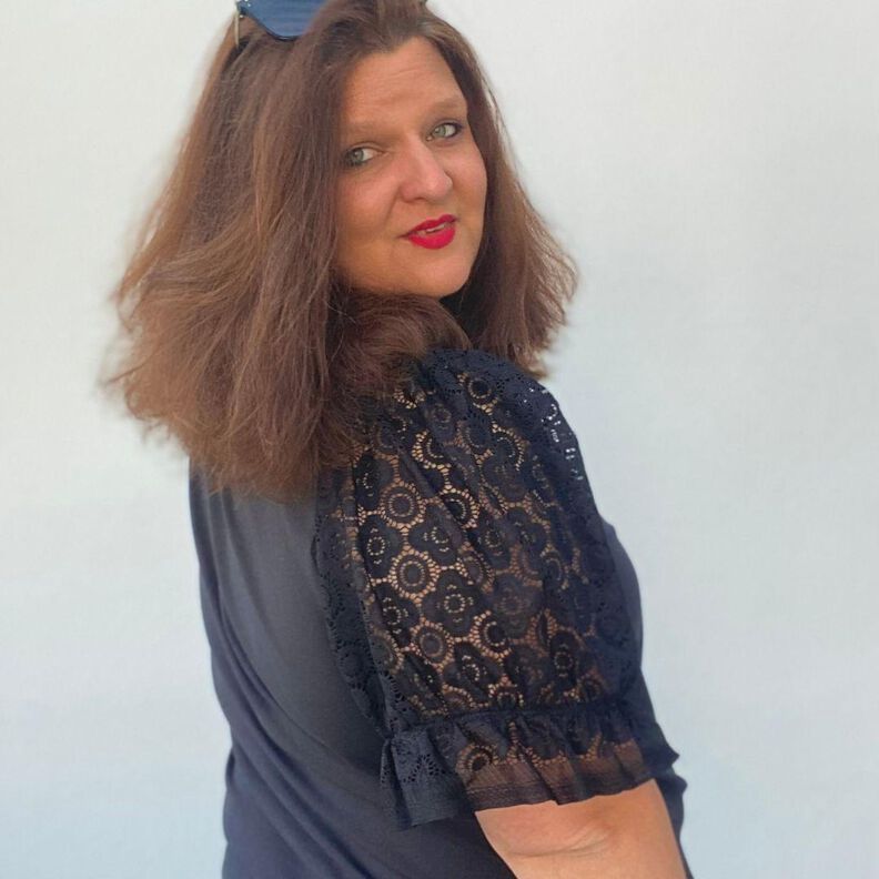 T-shirt Louna avec manches bouffantes tailles 34-54 Patron image number 7