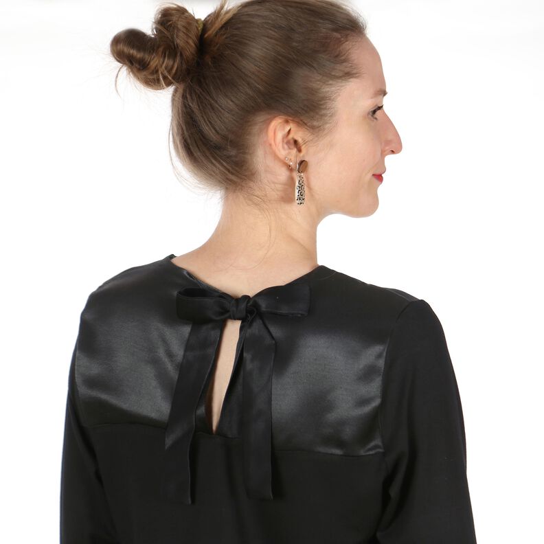 Madame YELDA - tee-shirt bi-materi&egrave;re XS-XXL image number 5