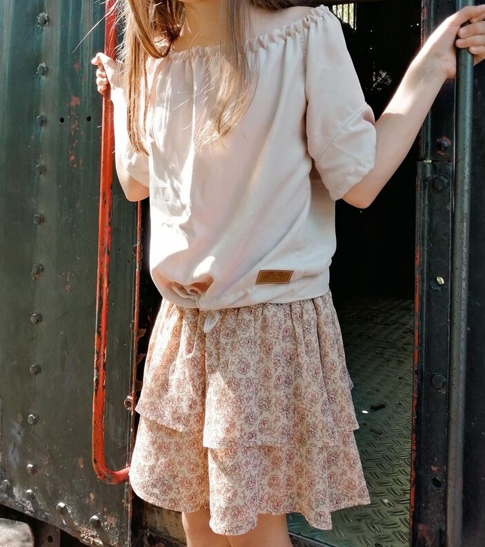Ebook Blouse Carmen Marlee Kids tailles 110-146 image number 4