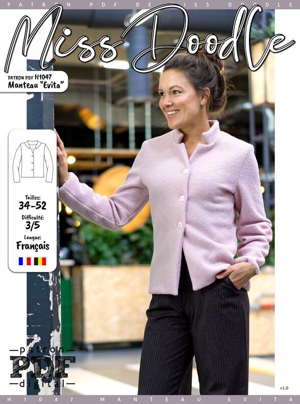 Manteau Evita Patron de Couture  image number 2