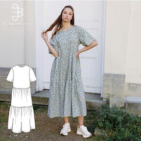 Robe midi été Patron XS-XXXL. Robe Patron de couture