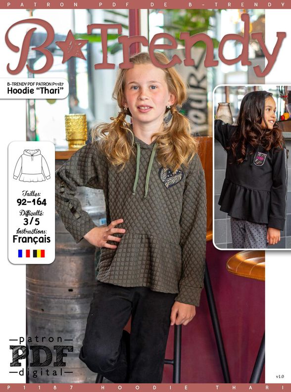 Hoodie Thari Patron de Couture image number 2