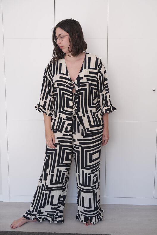 Pyjama Set (Blouse + Pantalon) image number 5