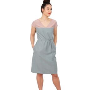 Madame ALVA - robe d’été avec col en V et poches XS-XXL