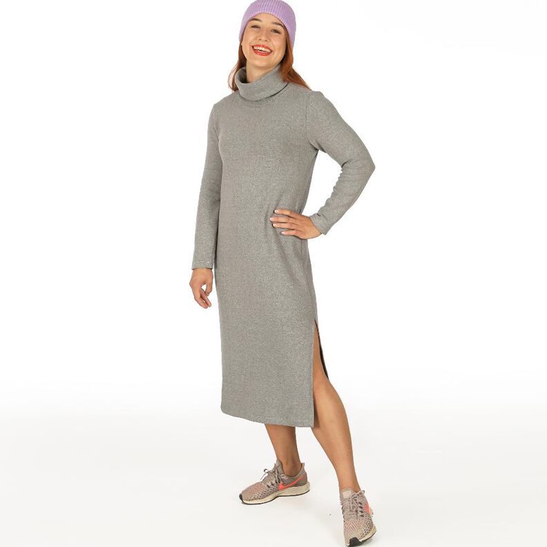 Robe droite fendue - Madame NORA - XS-XXL image number 1