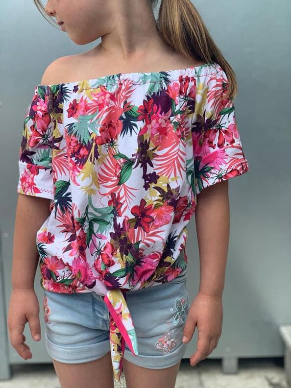 Ebook Blouse Carmen Marlee Kids tailles 110-146 image number 3