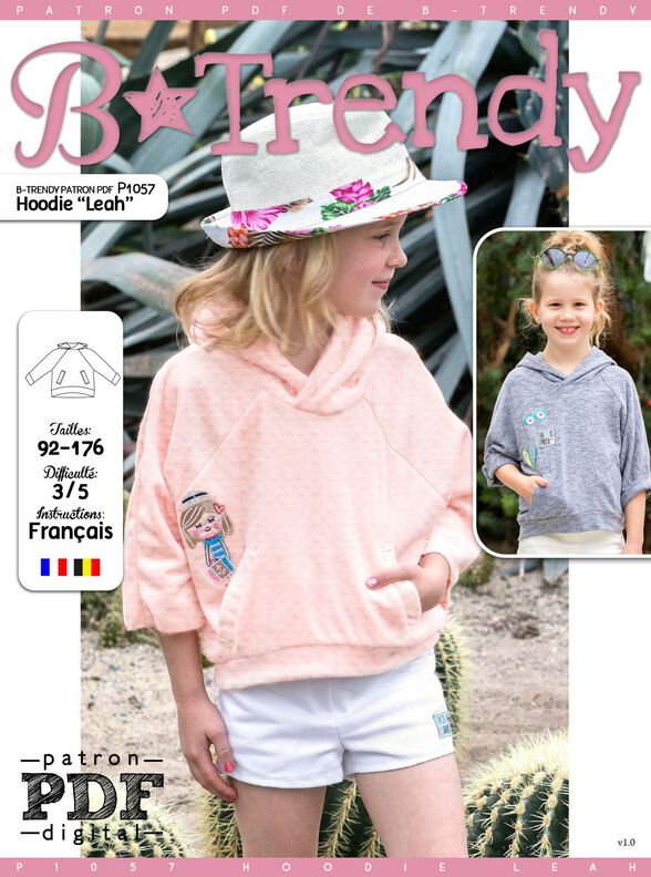 Hoodie LEAH Patron de Couture image number 2