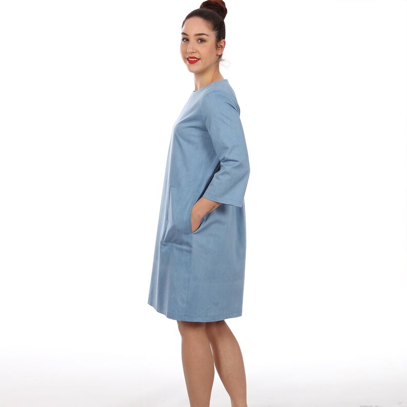 Madame YUMA - Robe droite avec des poches & un pli  image number 8