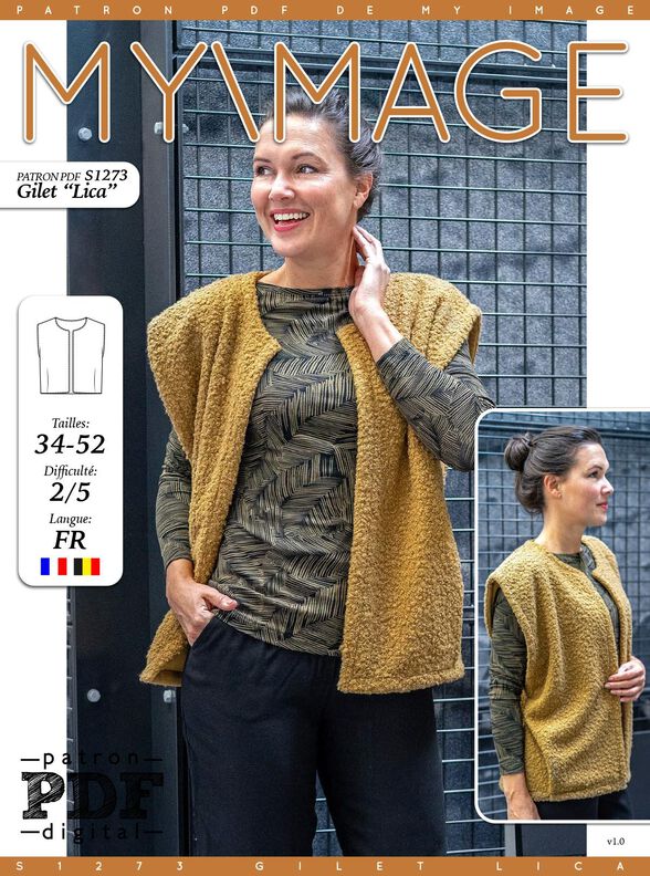 Gilet Lica Patron de Couture image number 2