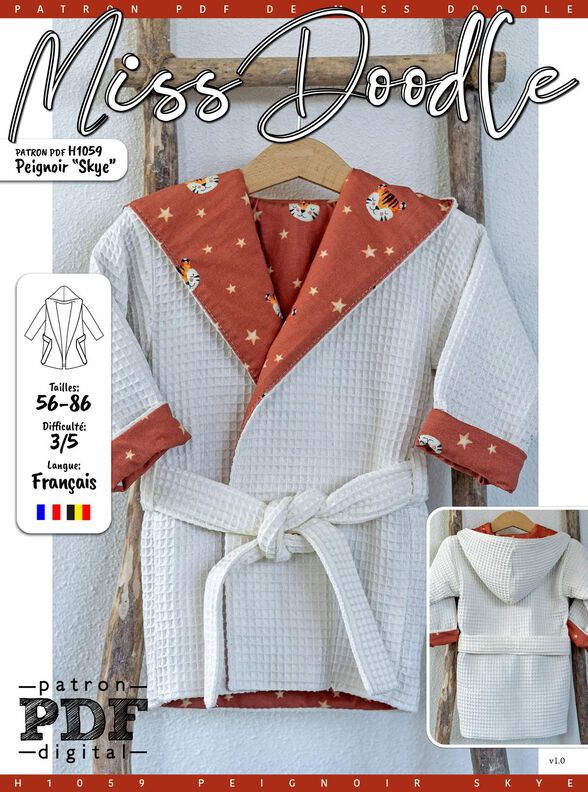 Peignoir Skye Patron de Couture image number 2