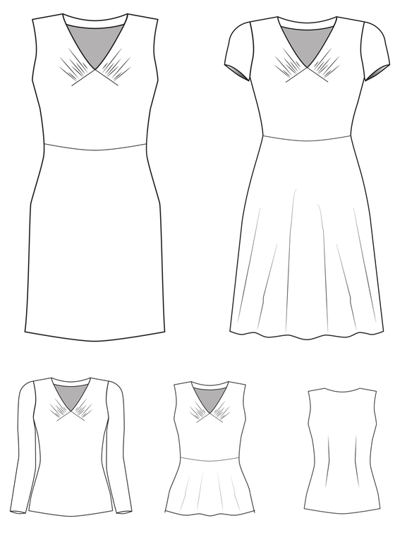 Top ou robe PETITE Yelda PDF A4+A0+fichier projecteur image number 2