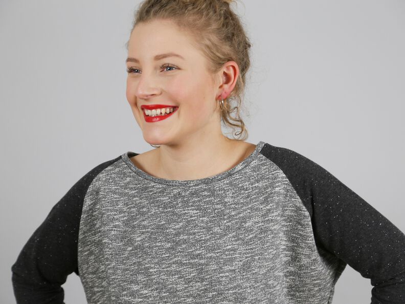 Madame MONA - Sweater raglan XS-L - couture image number 4