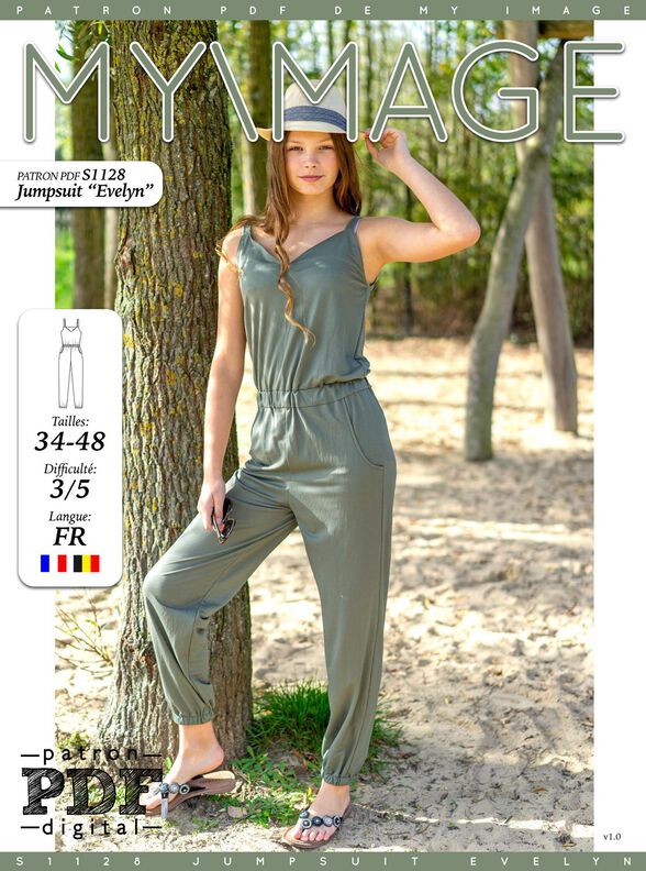Jumpsuit EVELYN Patron de Couture  image number 2