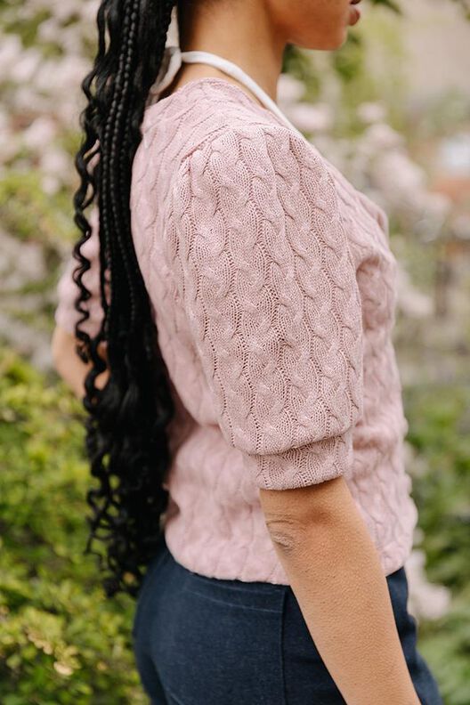 Cardigan femme Patron de couture manches bouffantes image number 5