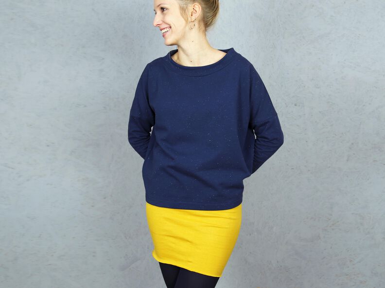 Madame ISA Pull avec col droit XS-XL image number 6