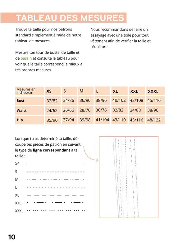Midi jupe patron XS-XXXL. Jupe mi-longue patron  image number 8
