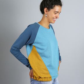 Madame LILLE - Pull avec coutures de séparation obliques