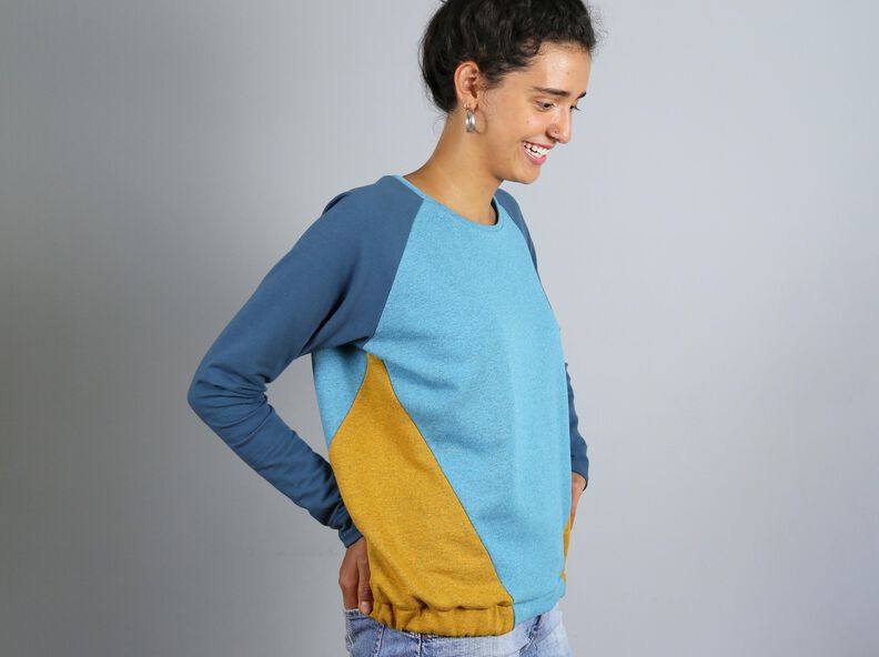 Madame LILLE - Pull avec coutures de séparation obliques image number 2