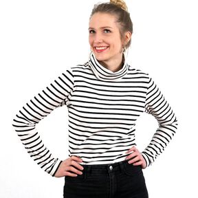 Madame ROMY - T-shirt à manches longues avec col roulé