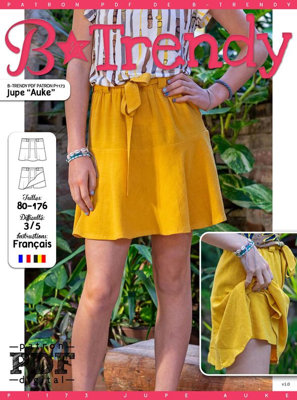 Jupe Auke Patron de Couture image number 2