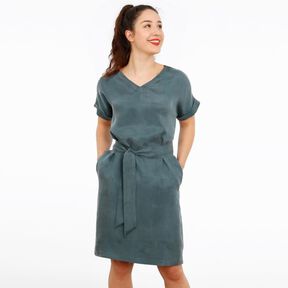 Robe décontractée avec col en V Madame VIKKI  XS-XXL