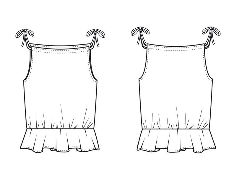 Top  "Nikki" Patron de Couture  image number 3