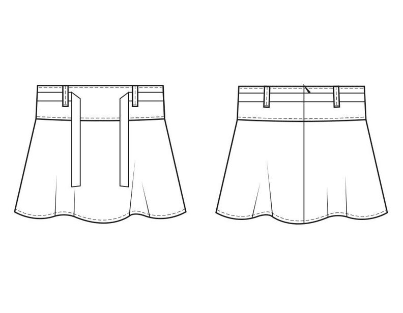 Jupe  "Indy" Patron de Couture  image number 3