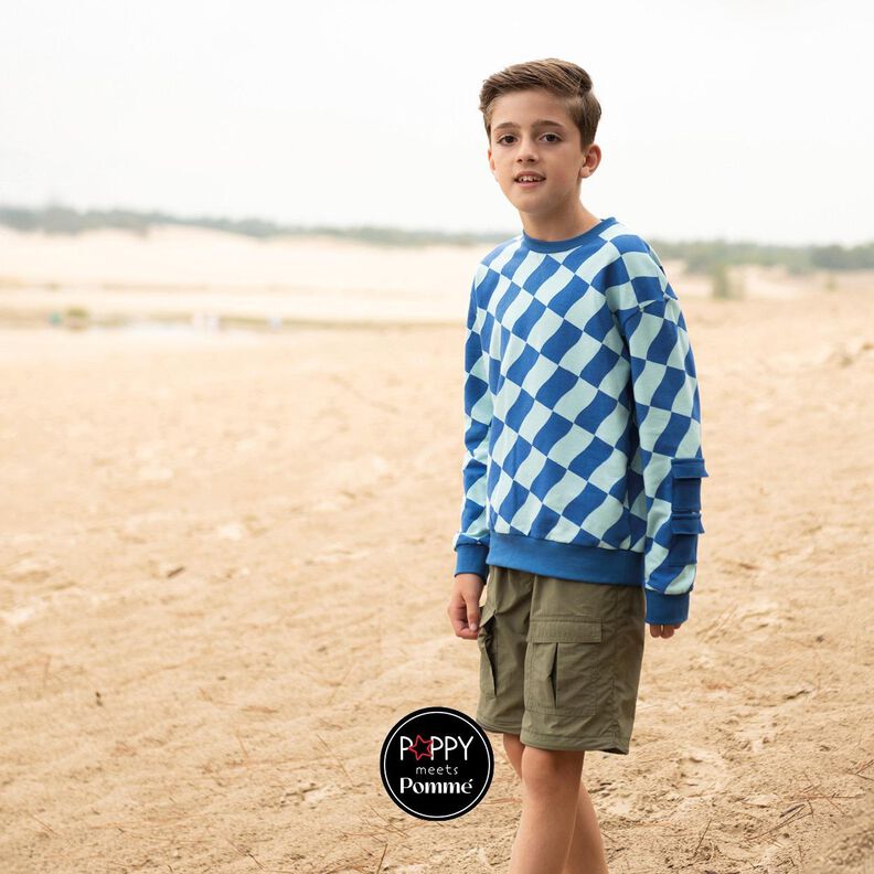 Sweat unisexe Sam – Poppy meets Pommé 24 image number 1