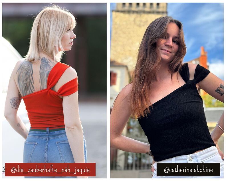  Top asymétrique sans manches à une épaule – EDDA image number 6