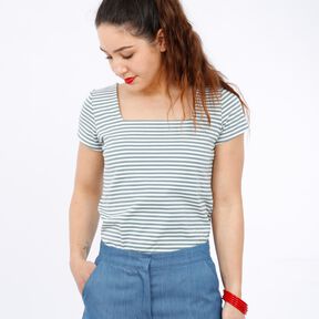 Madame FRANKA - t-shirt encolure carrée