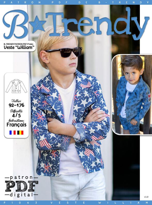 Veste WILLIAM Patron de Couture image number 2