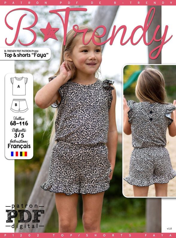 Top/shorts Faya Patron de Couture image number 2