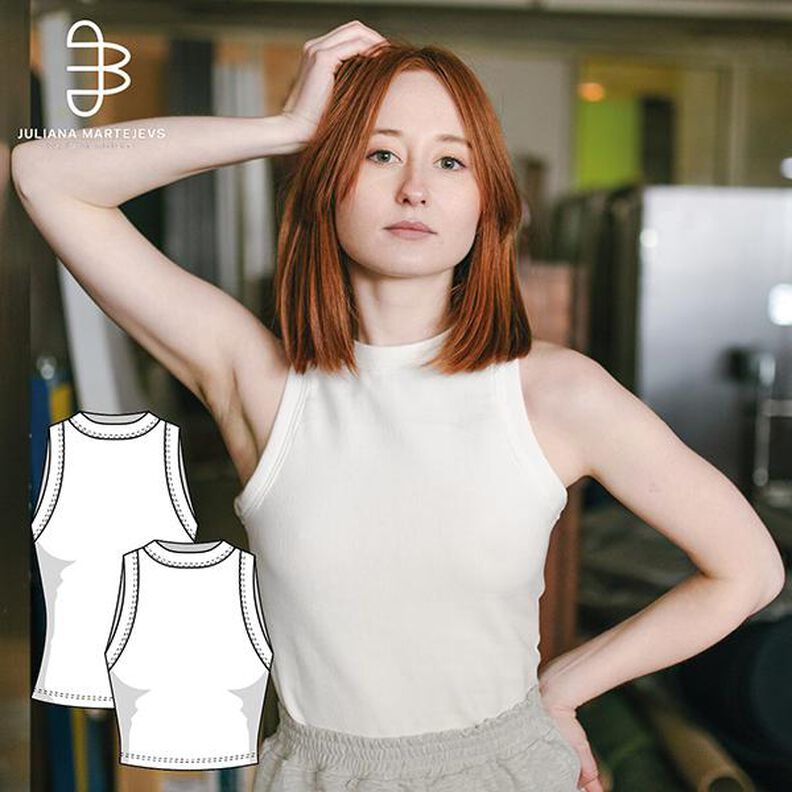 Patron Top moderne XS-XXXL Patron Top en jersey image number 1