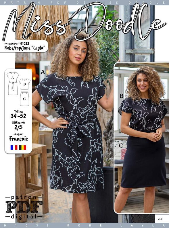 Robe Layla Patron de Couture image number 2