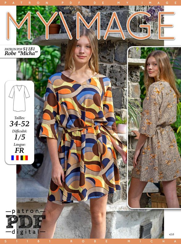 Robe Micha Patron de Couture image number 9