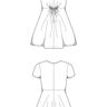 Patron de robe en jersey pour femme, décolleté en V thumbnail number 10