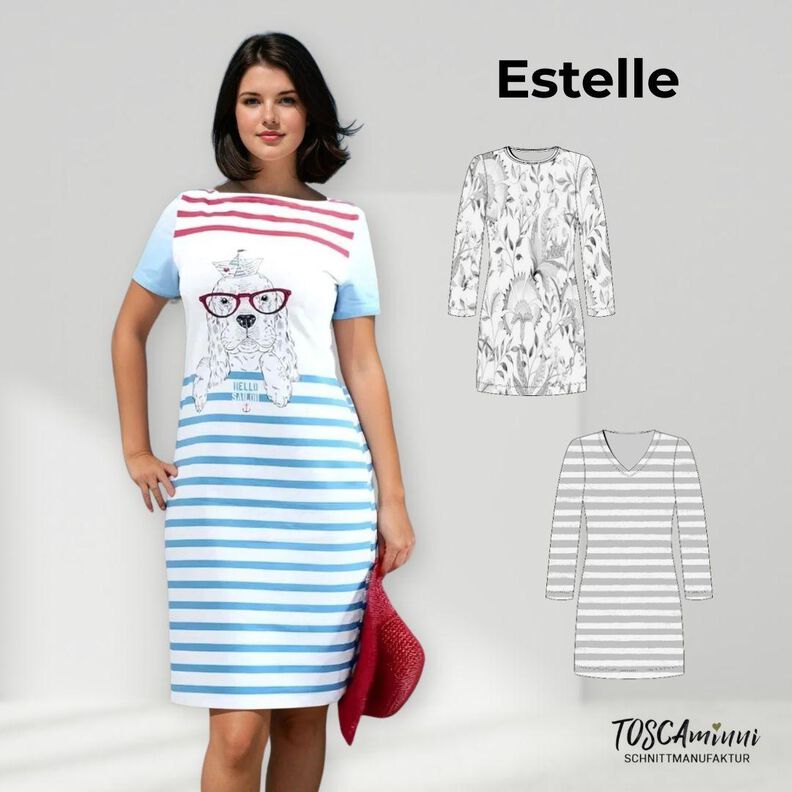 Robe Estelle Taille 34-46 Patron image number 1
