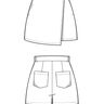 Patron skort avec instructions, XS-XXXL, Patron de couture thumbnail number 5