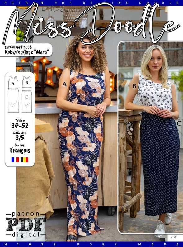 Robe Mara Patron de Couture image number 2